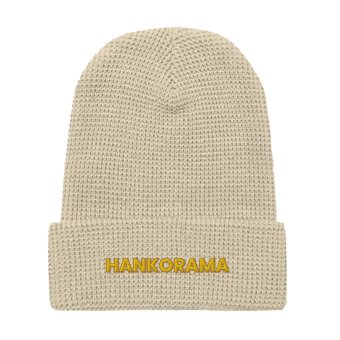 Hankorama Yellow Waffle Beanie