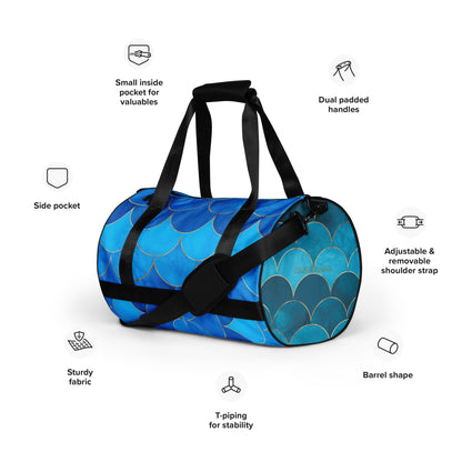 Fish Scales Gym Bag