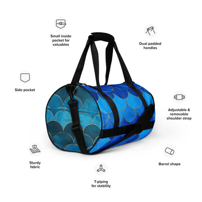 Fish Scales Gym Bag