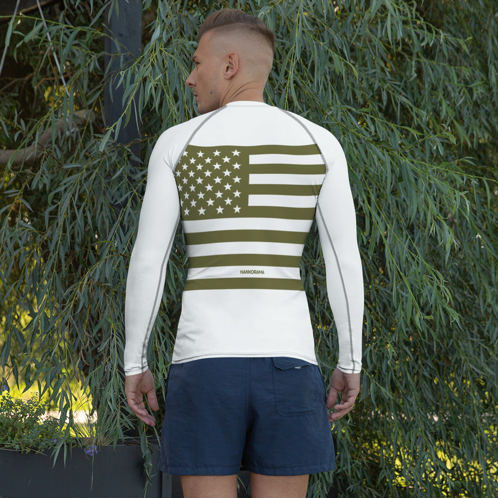 American Flag Men's Rash Guard