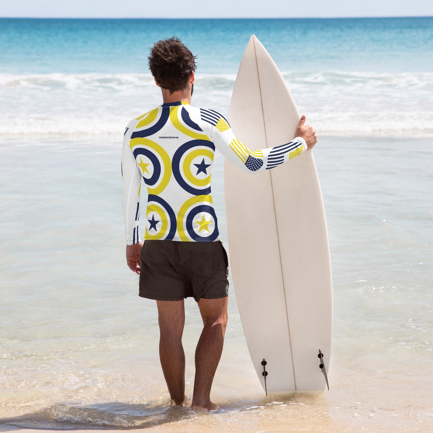 Starry Bullseye Men's Rash Guard