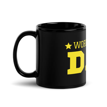 World's Best Dad Black Glossy Mug