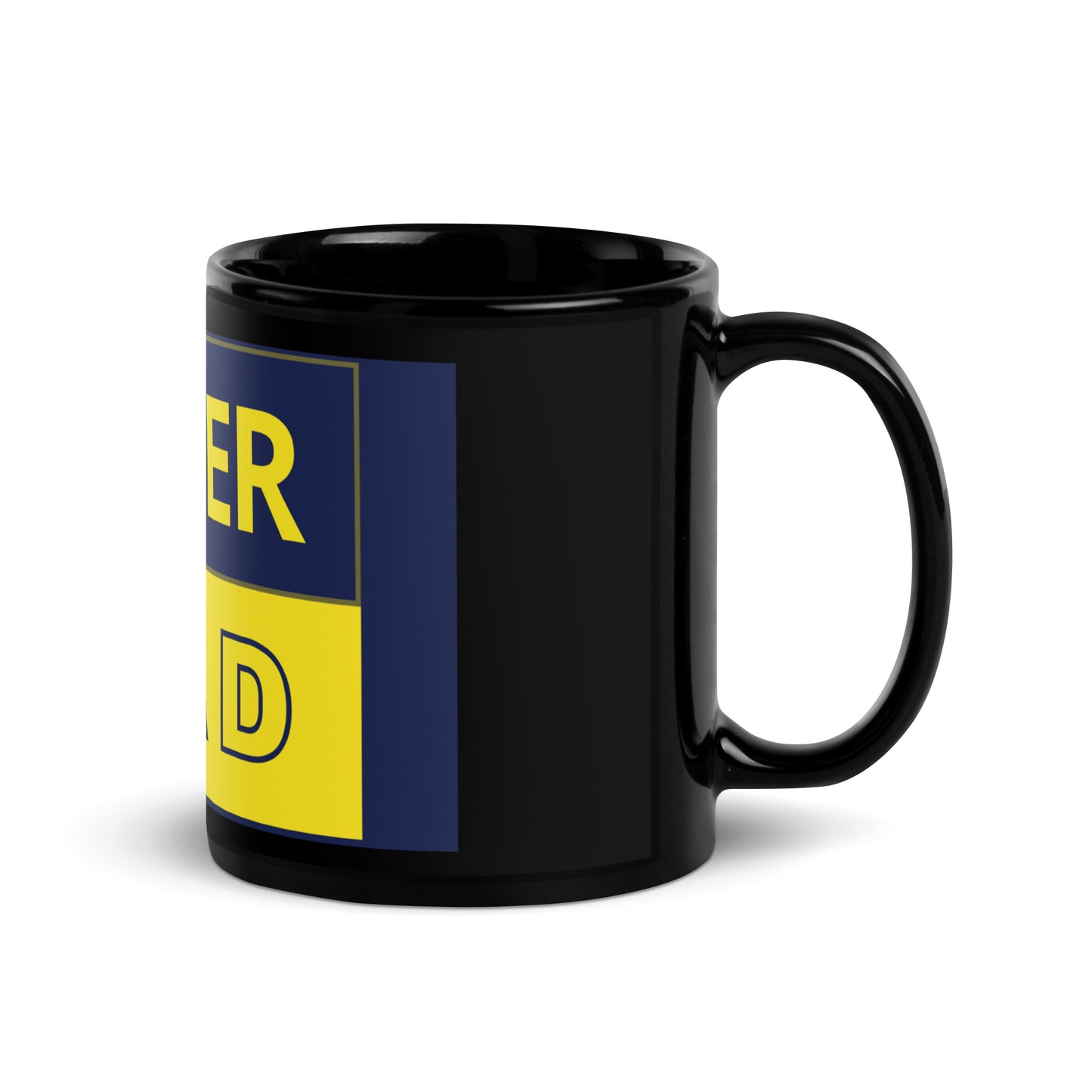 Super Dad Black Glossy Mug