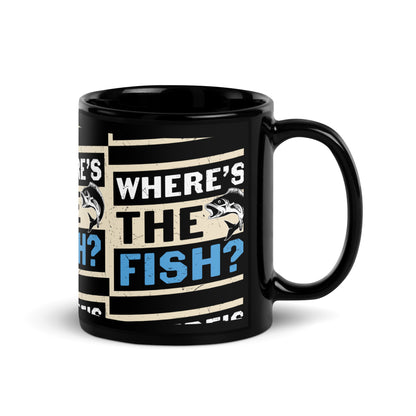 WTF Black Glossy Mug