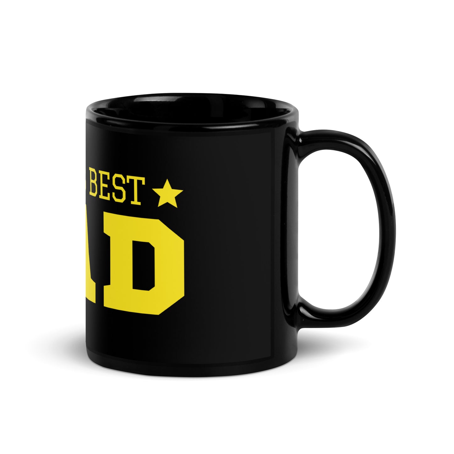 World's Best Dad Black Glossy Mug