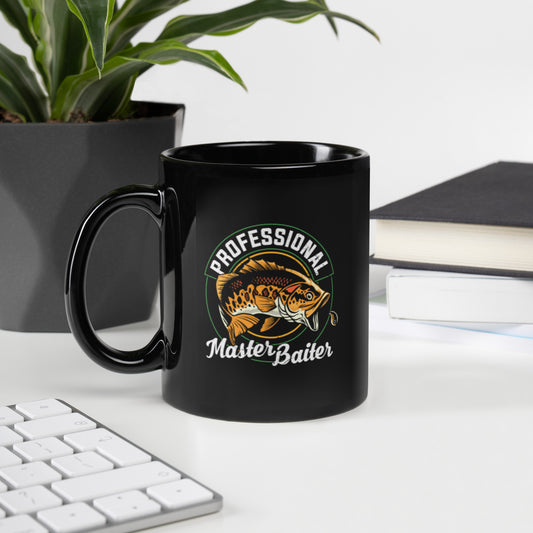 Master Baiter Black Glossy Mug