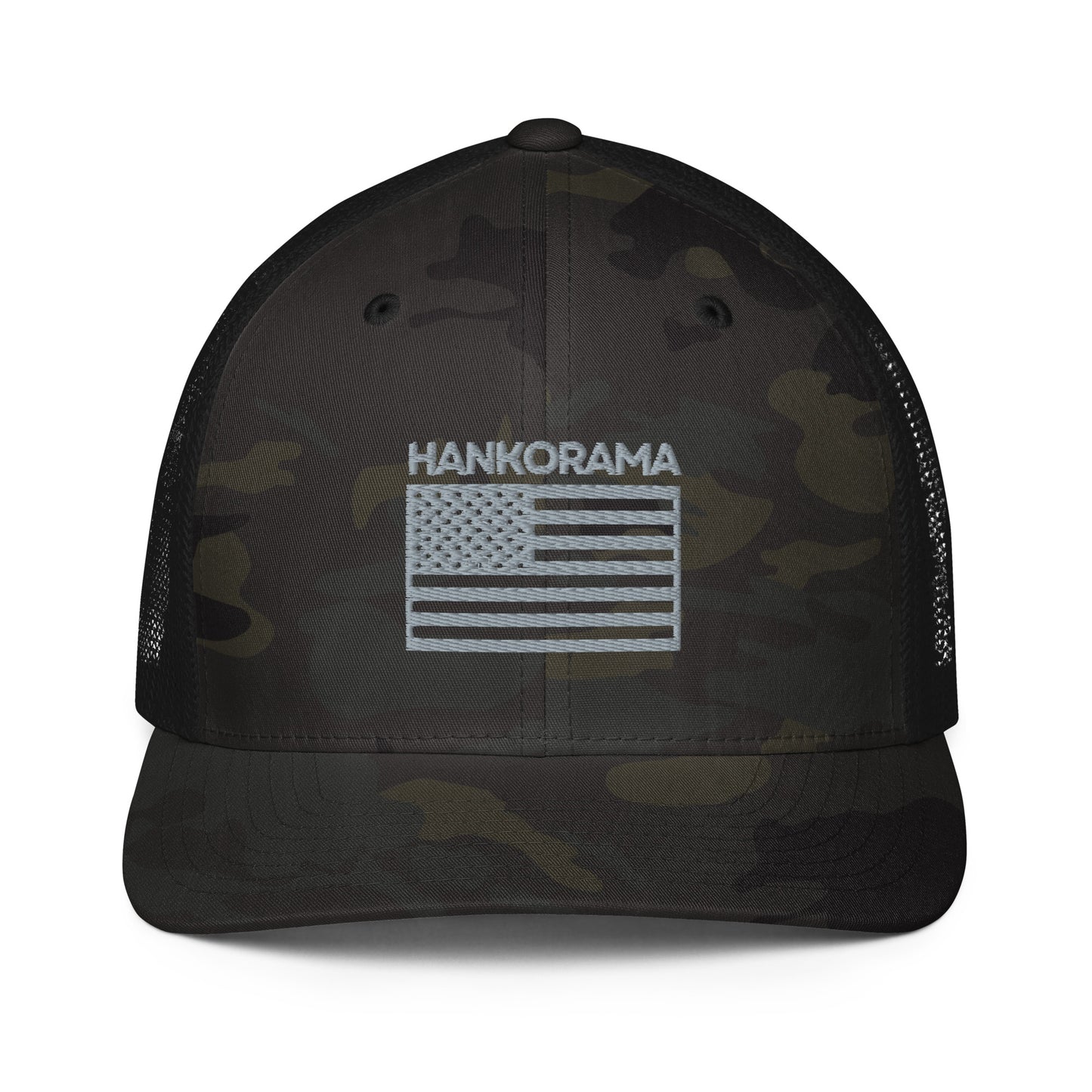 Hankorama Embroidered Closed-back trucker cap