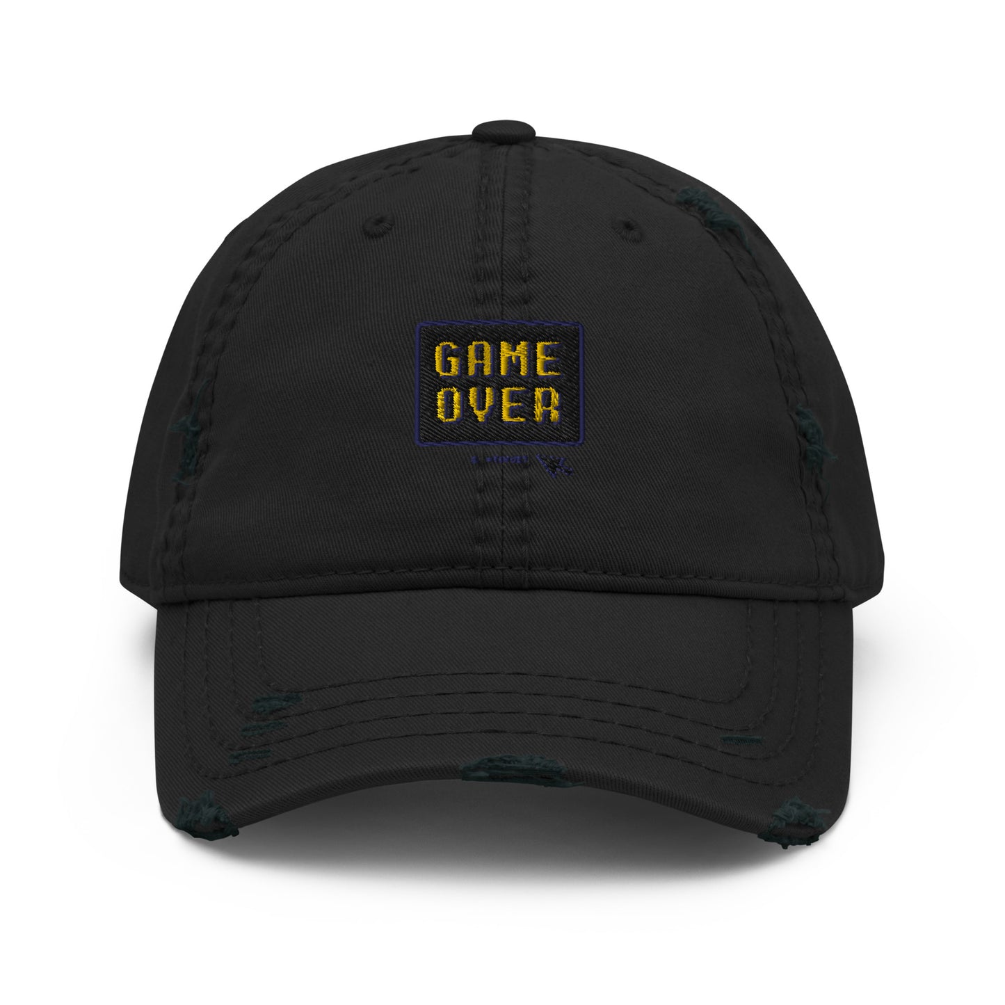 Game Over Distressed Dad Hat