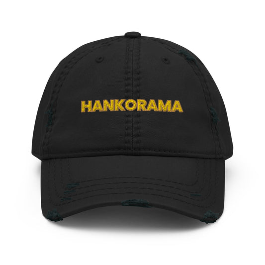 Hankorama Yellow Distressed Dad Hat