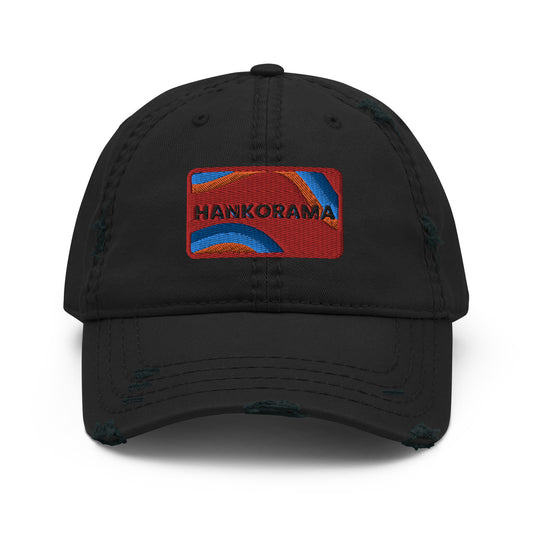 Hankorama Abstract Distressed Dad Hat