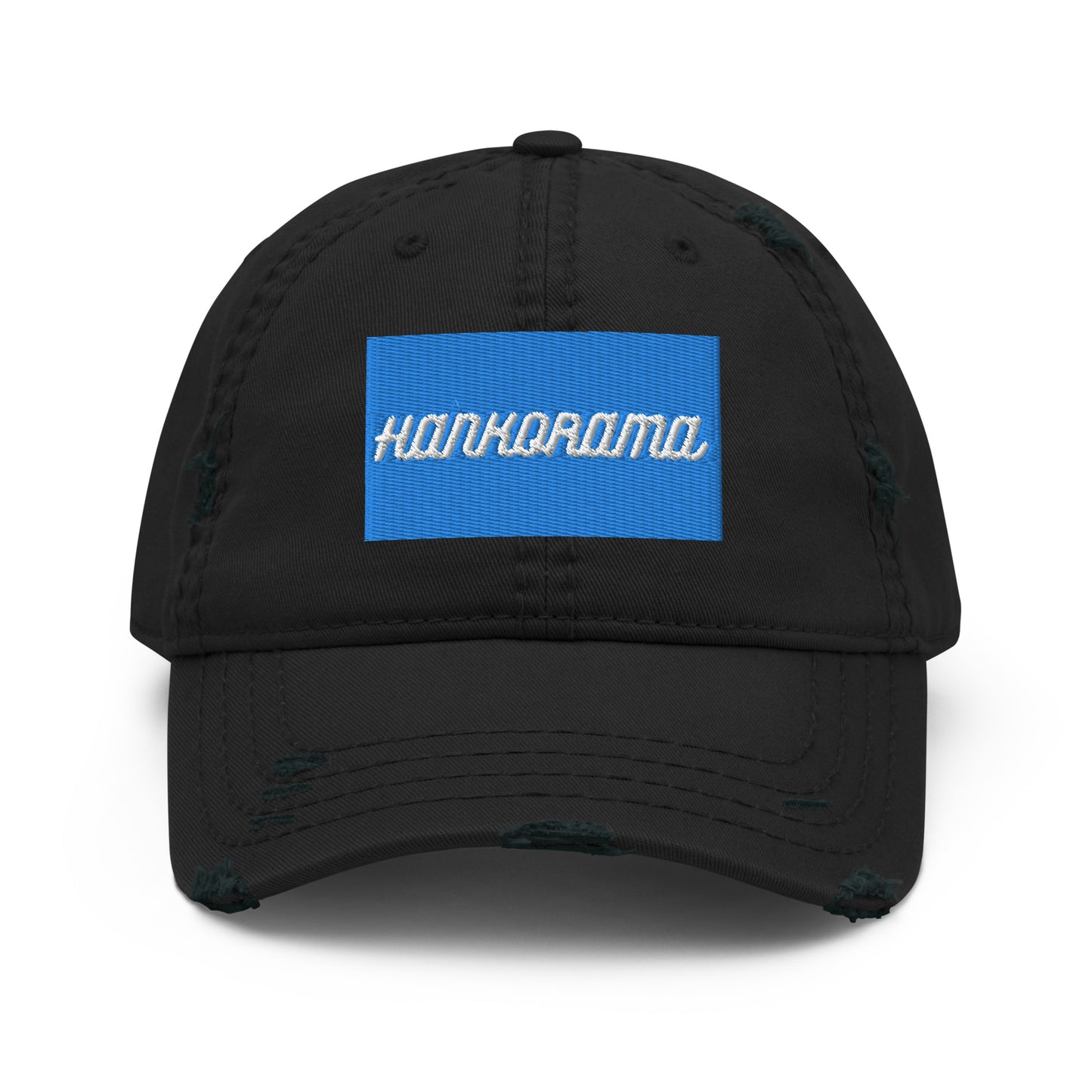 Hankorama Blue Distressed Dad Hat