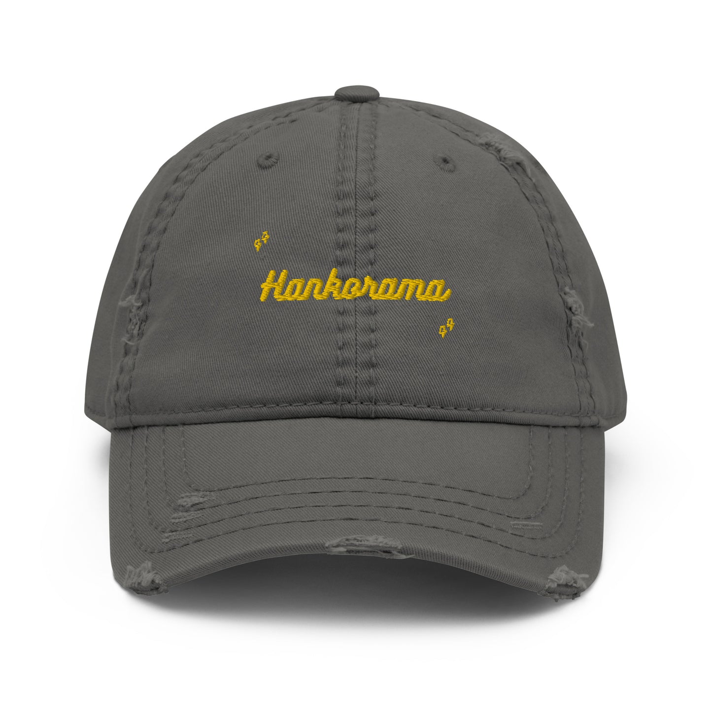 Hankorama Lightning Bolts Distressed Dad Hat