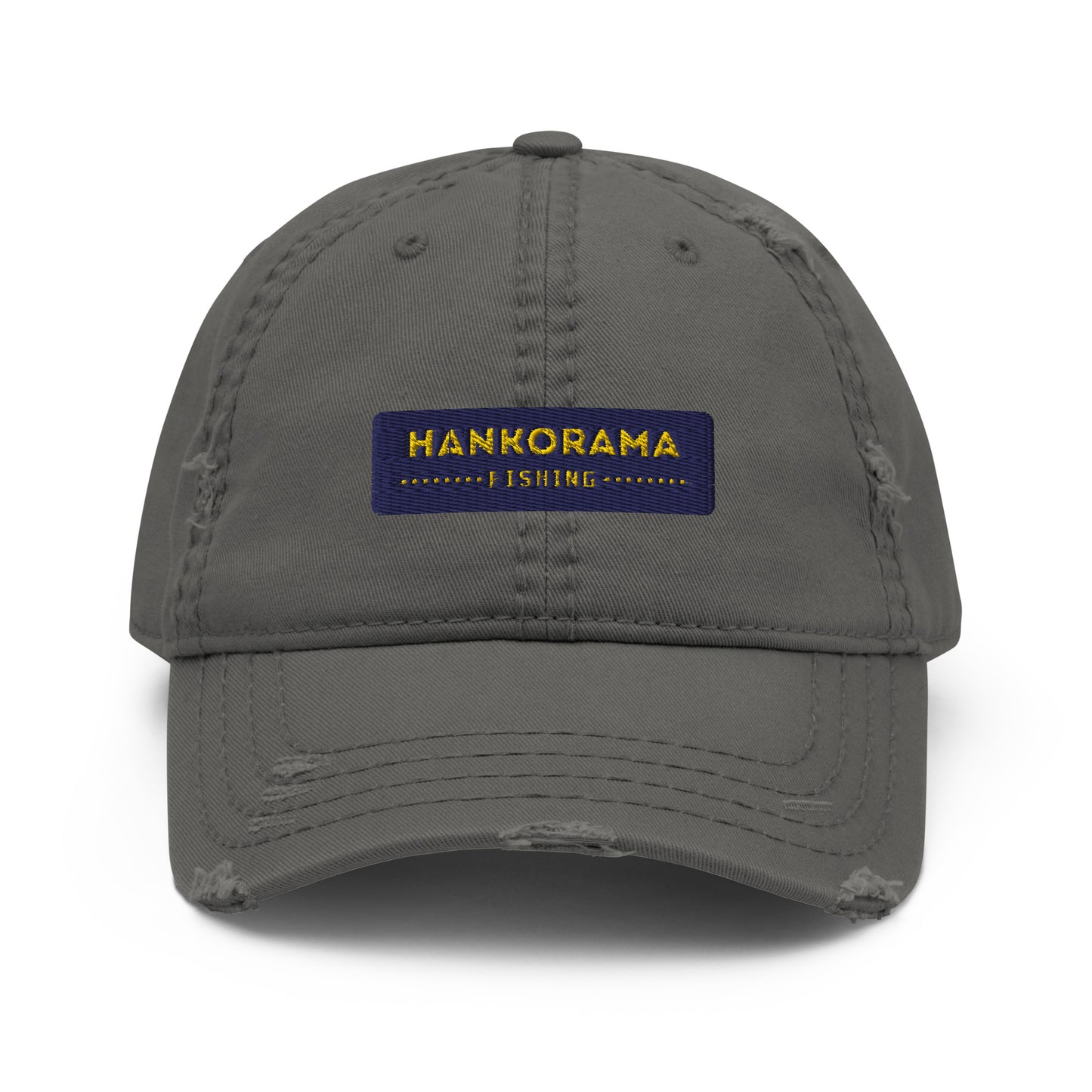 Hankorama Fishing Distressed Dad Hat