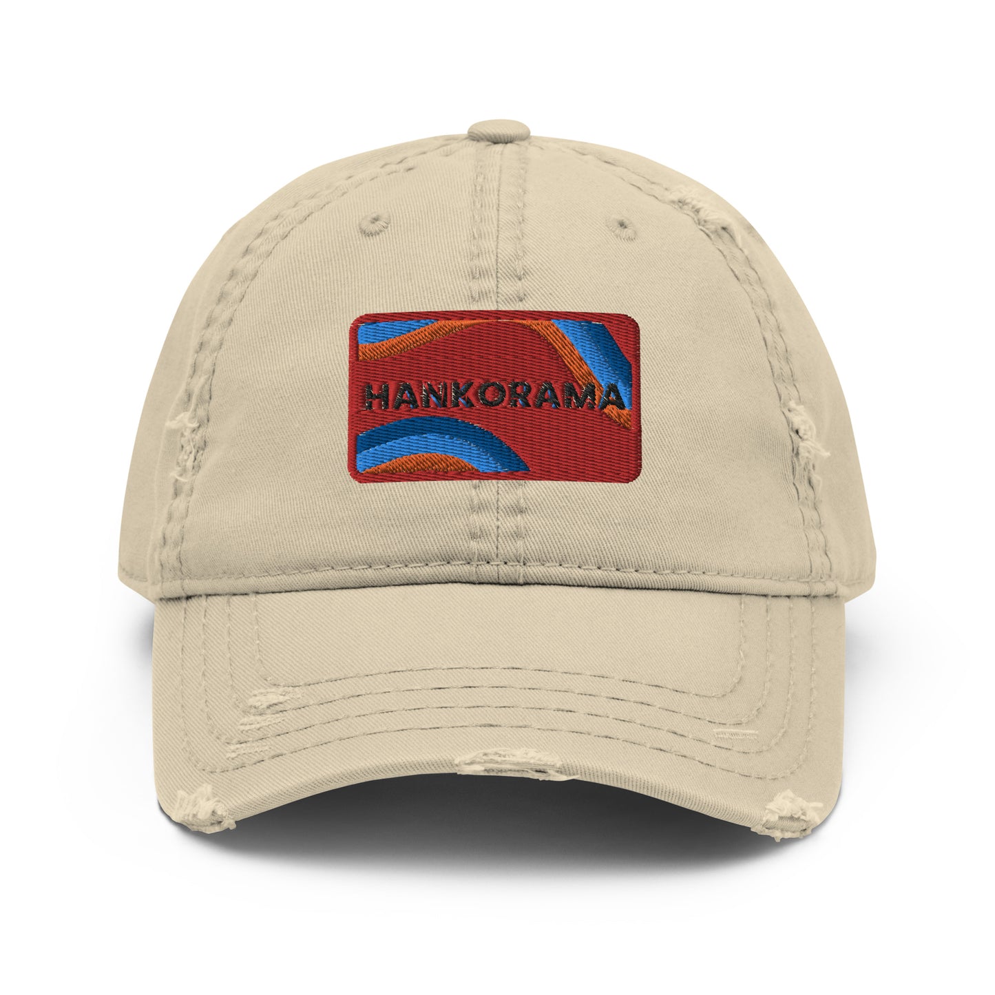 Hankorama Abstract Distressed Dad Hat