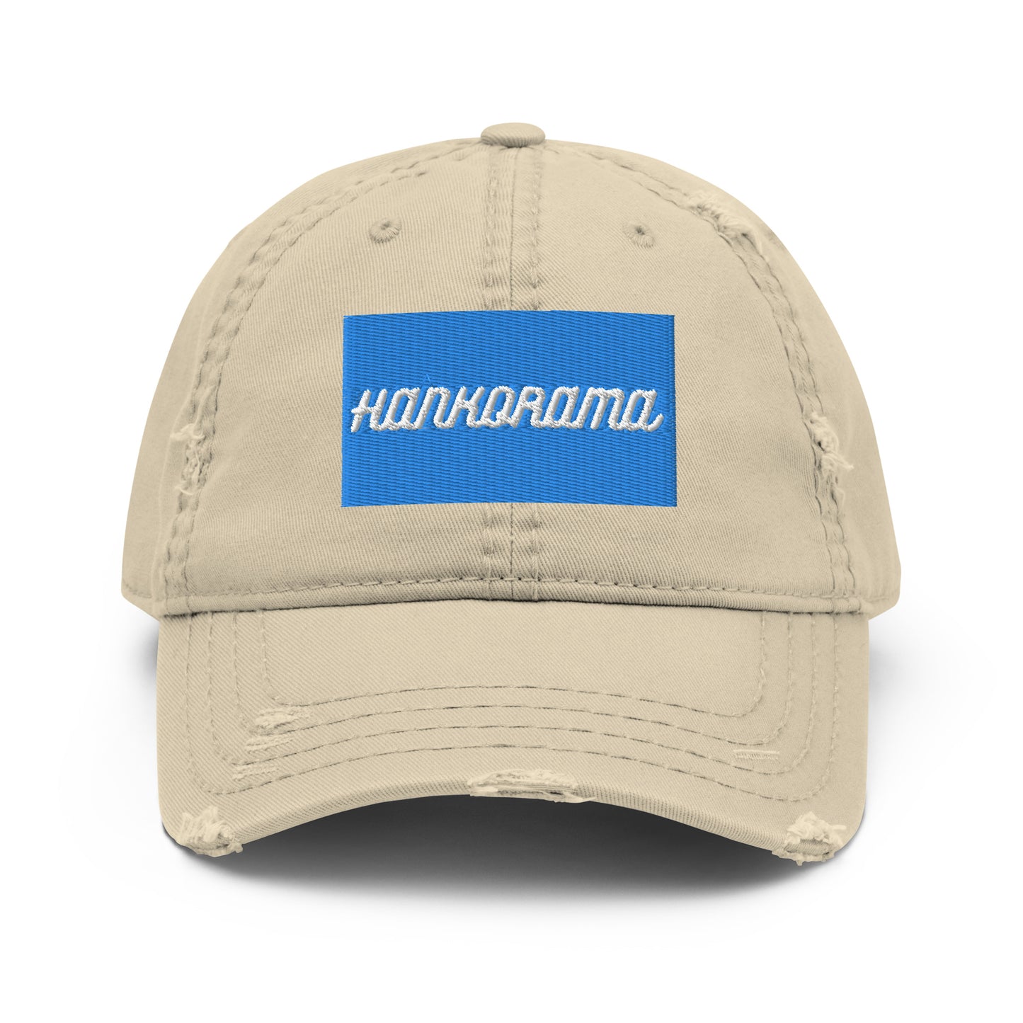 Hankorama Blue Distressed Dad Hat