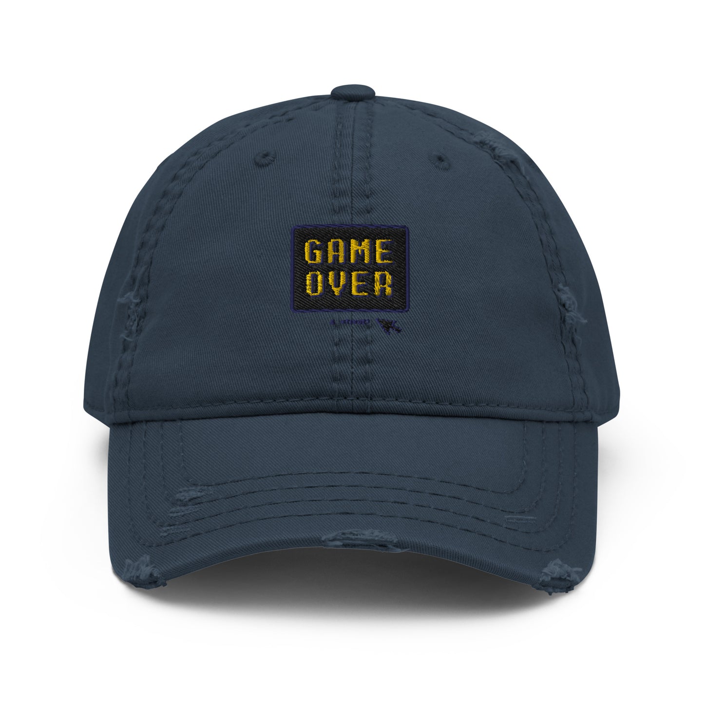 Game Over Distressed Dad Hat