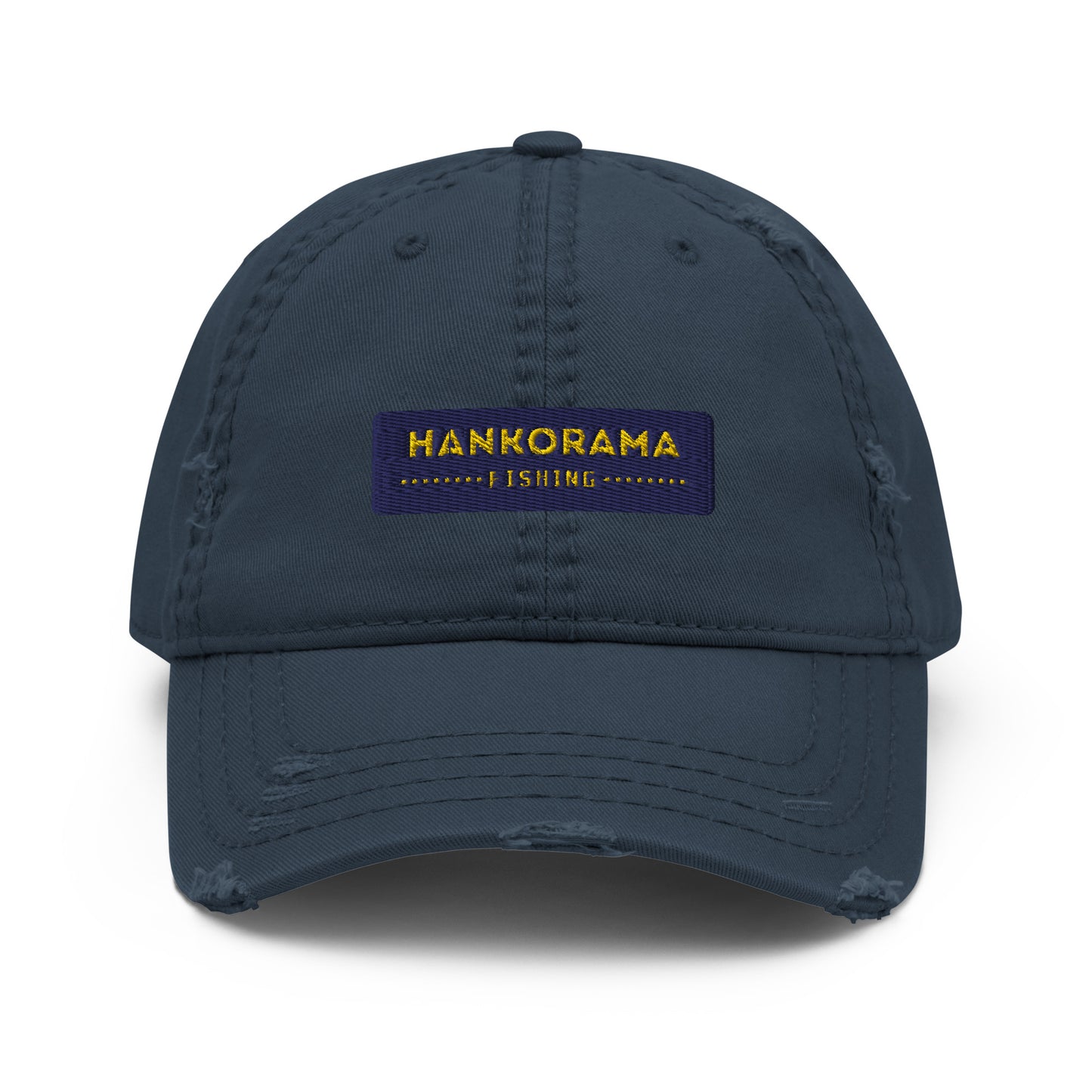 Hankorama Fishing Distressed Dad Hat