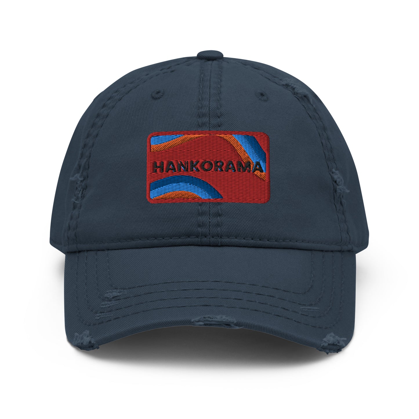 Hankorama Abstract Distressed Dad Hat