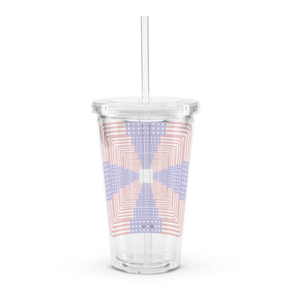 USA Magic 7 Clear plastic tumbler