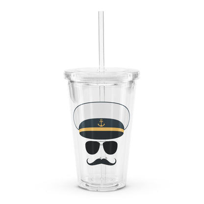 Captain Hankorama Clear plastic tumbler