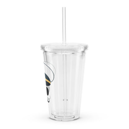 Captain Hankorama Clear plastic tumbler