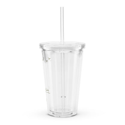 Out at Sea Clear plastic tumbler