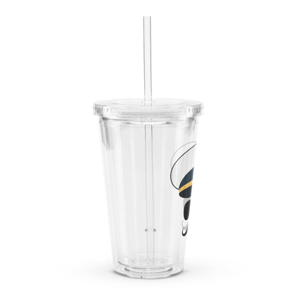 Captain Hankorama Clear plastic tumbler