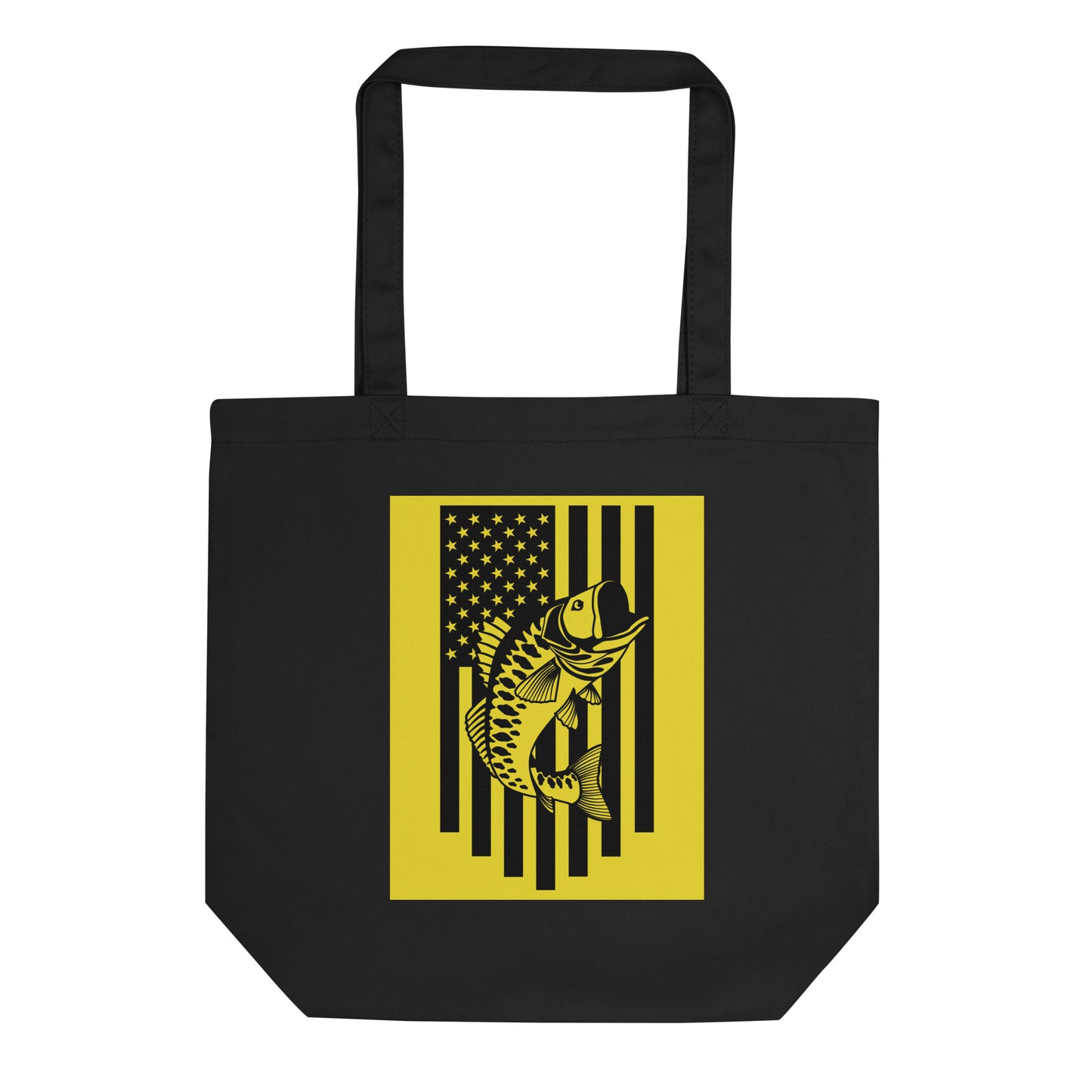 USA Fishing Flag Tote Bag