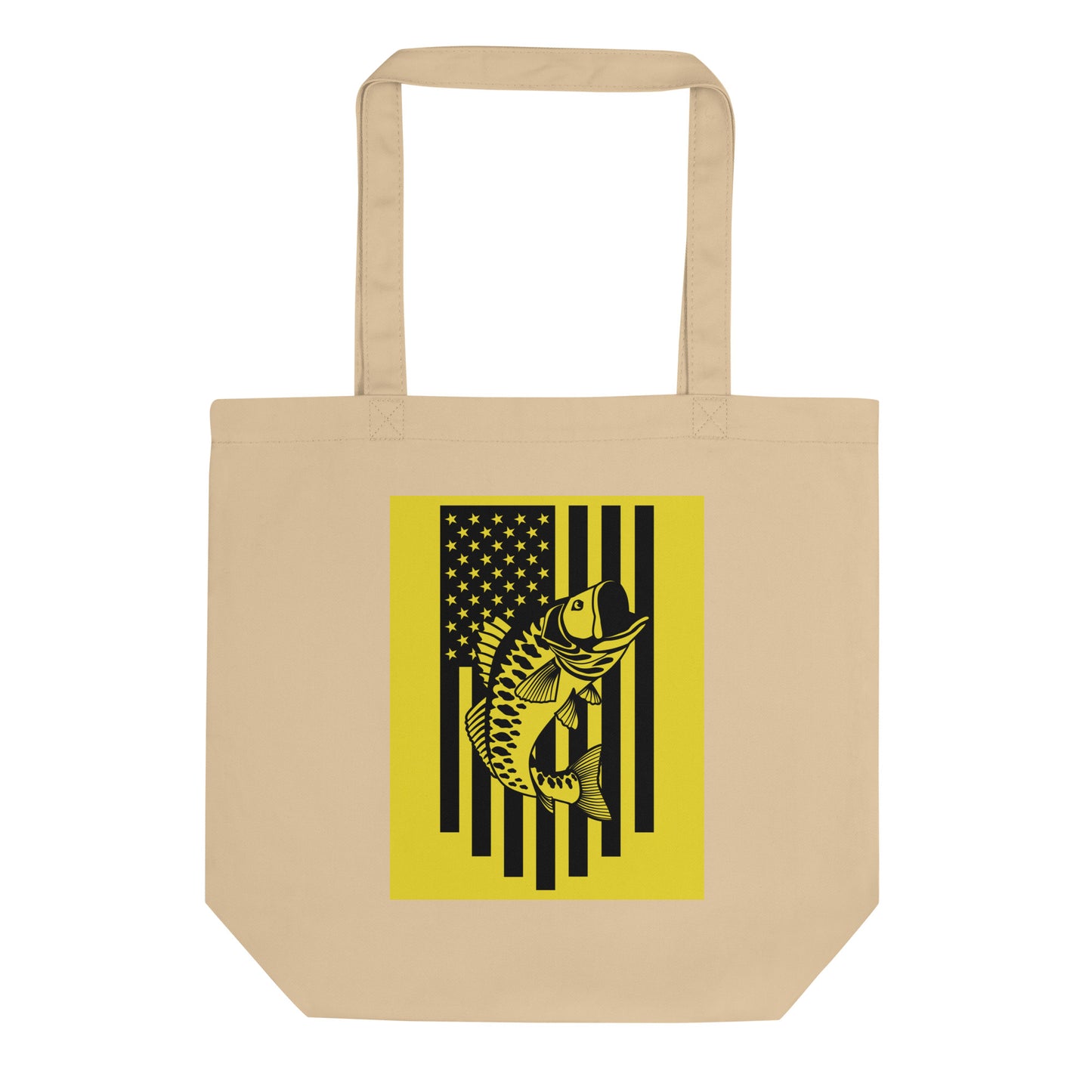 USA Fishing Flag Tote Bag