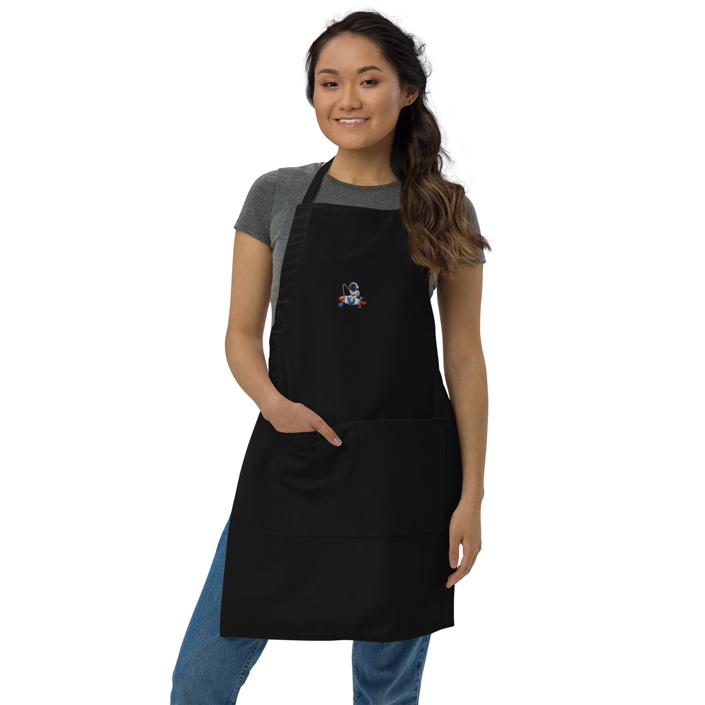 Spaceman Embroidered Apron