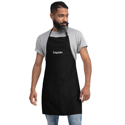 Captain Embroidered Apron