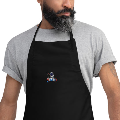 Spaceman Embroidered Apron