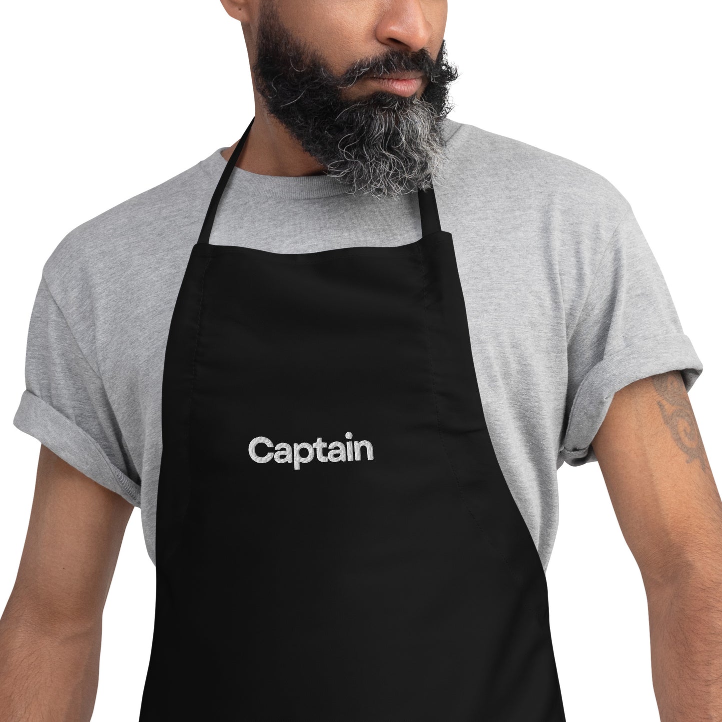 Captain Embroidered Apron