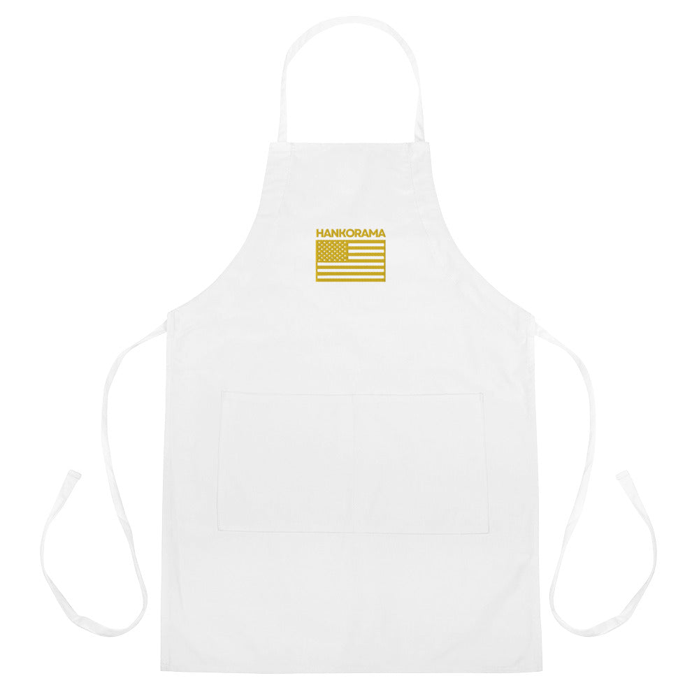 American Flag Embroidered Apron