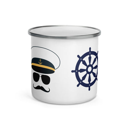 Captain Hankorama Enamel Mug