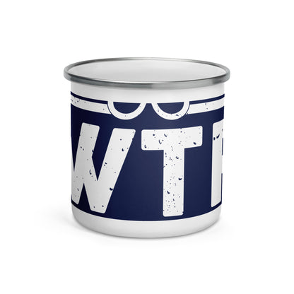 WTF Enamel Mug