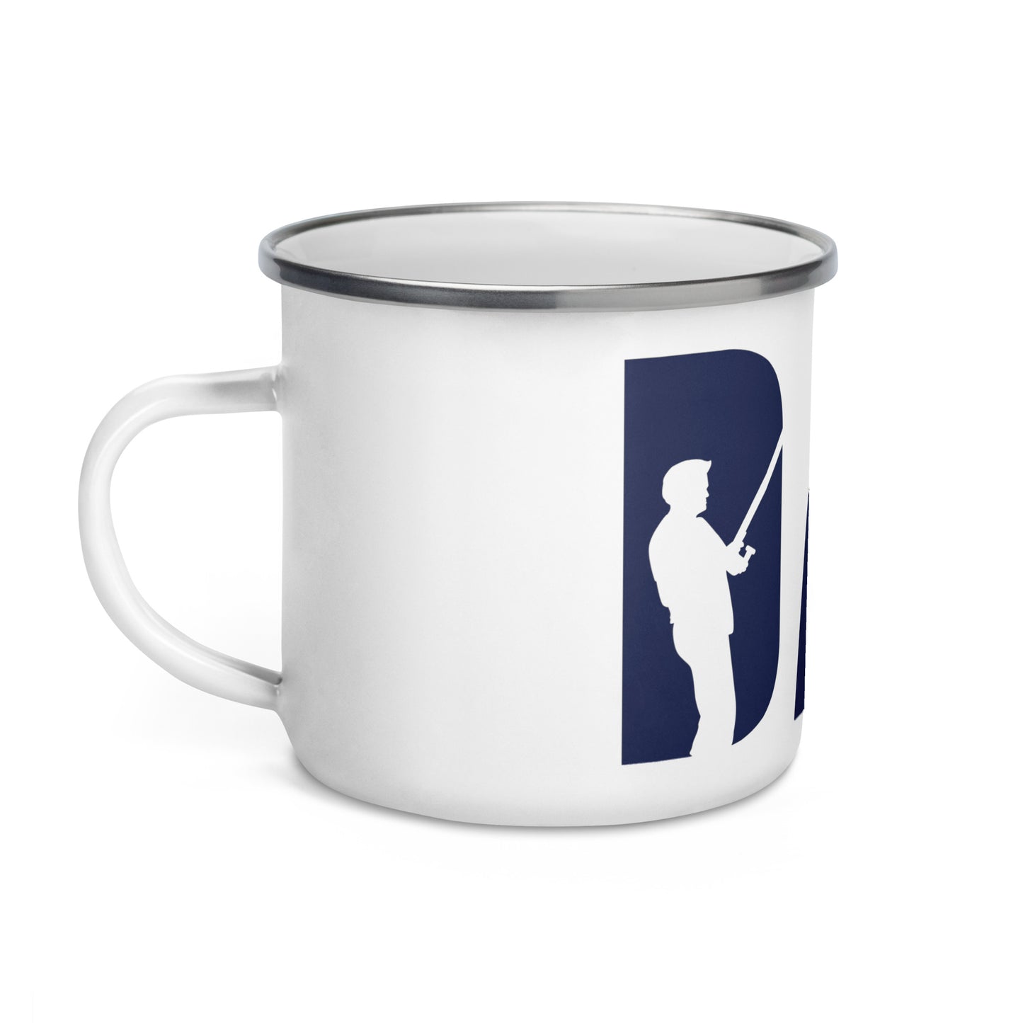 Dad Fishing Enamel Mug