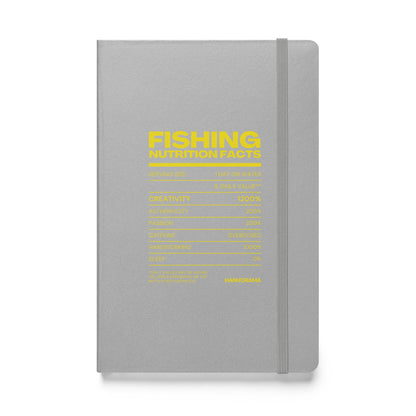 Fishing Nutrition Facts Hardcover Bound Notebook