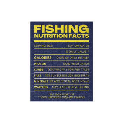 Fishing Nutrition Facts Jigsaw Puzzle