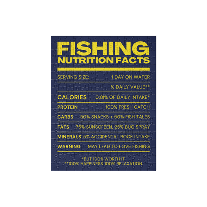 Fishing Nutrition Facts Jigsaw Puzzle