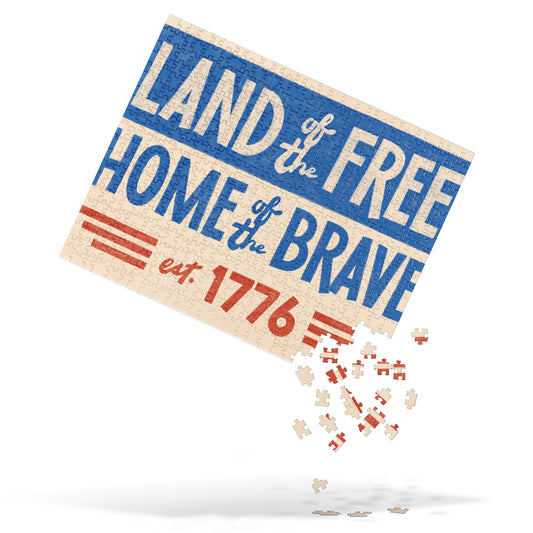 Land of the Free USA Jigsaw Puzzle