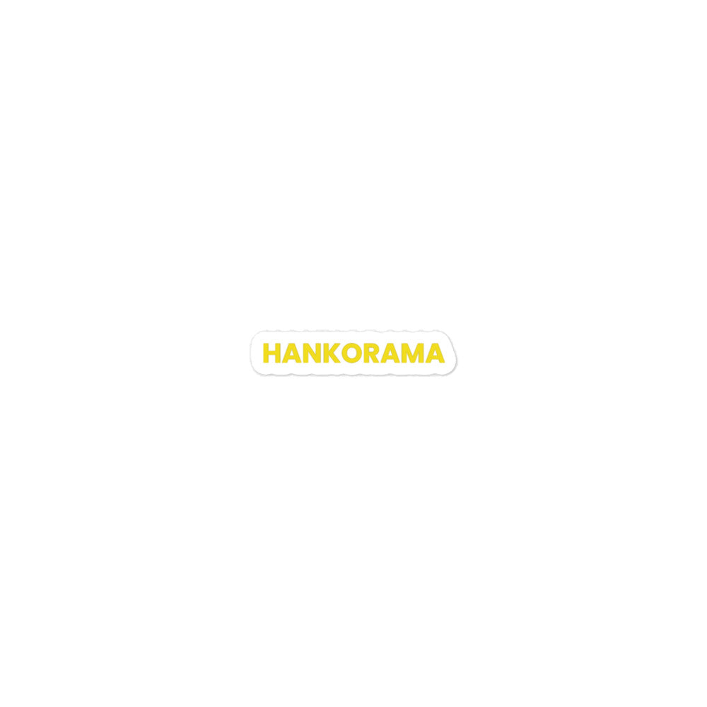 Hankorama Bubble-Free Sticker