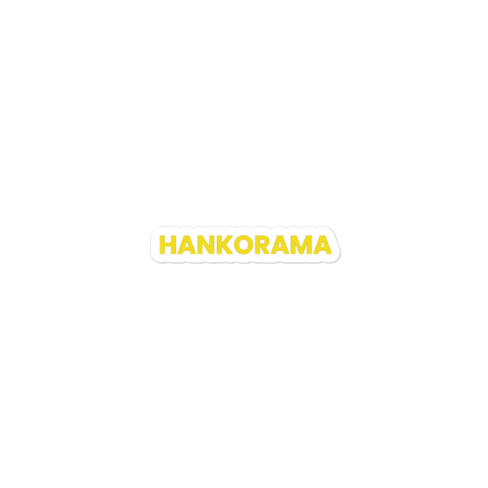 Hankorama Bubble-Free Sticker