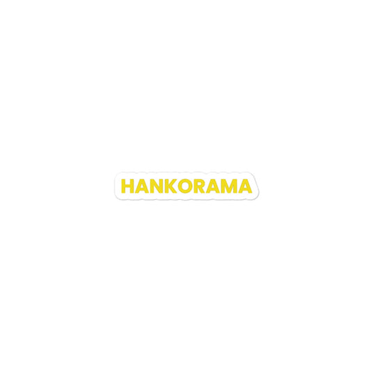 Hankorama Bubble-Free Sticker