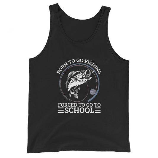 Born To Go Fishing Tank Top