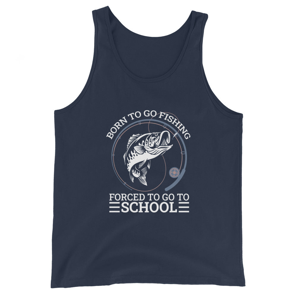 Born To Go Fishing Tank Top