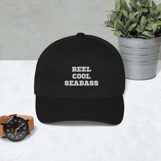 Reel Cool Seabass Trucker Cap