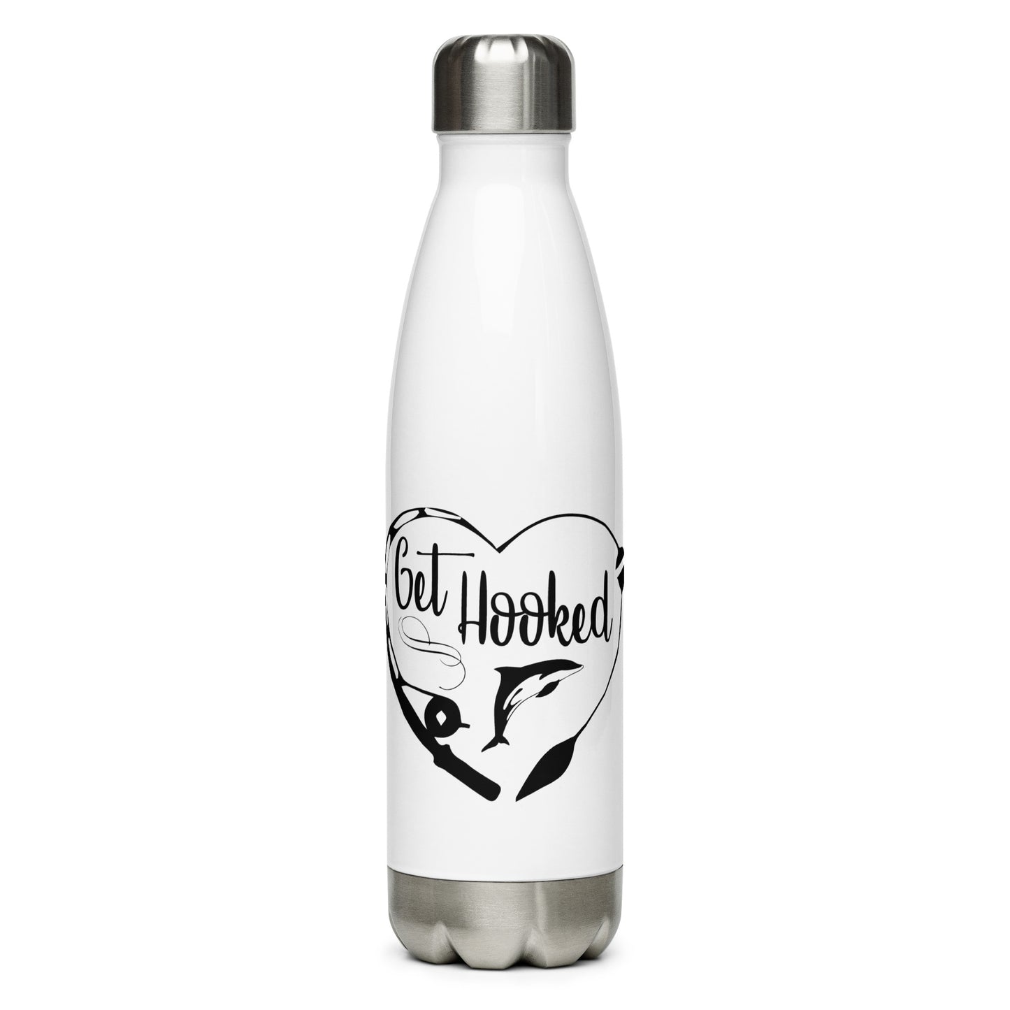 Get Hooked Stainless steel Water Bottle