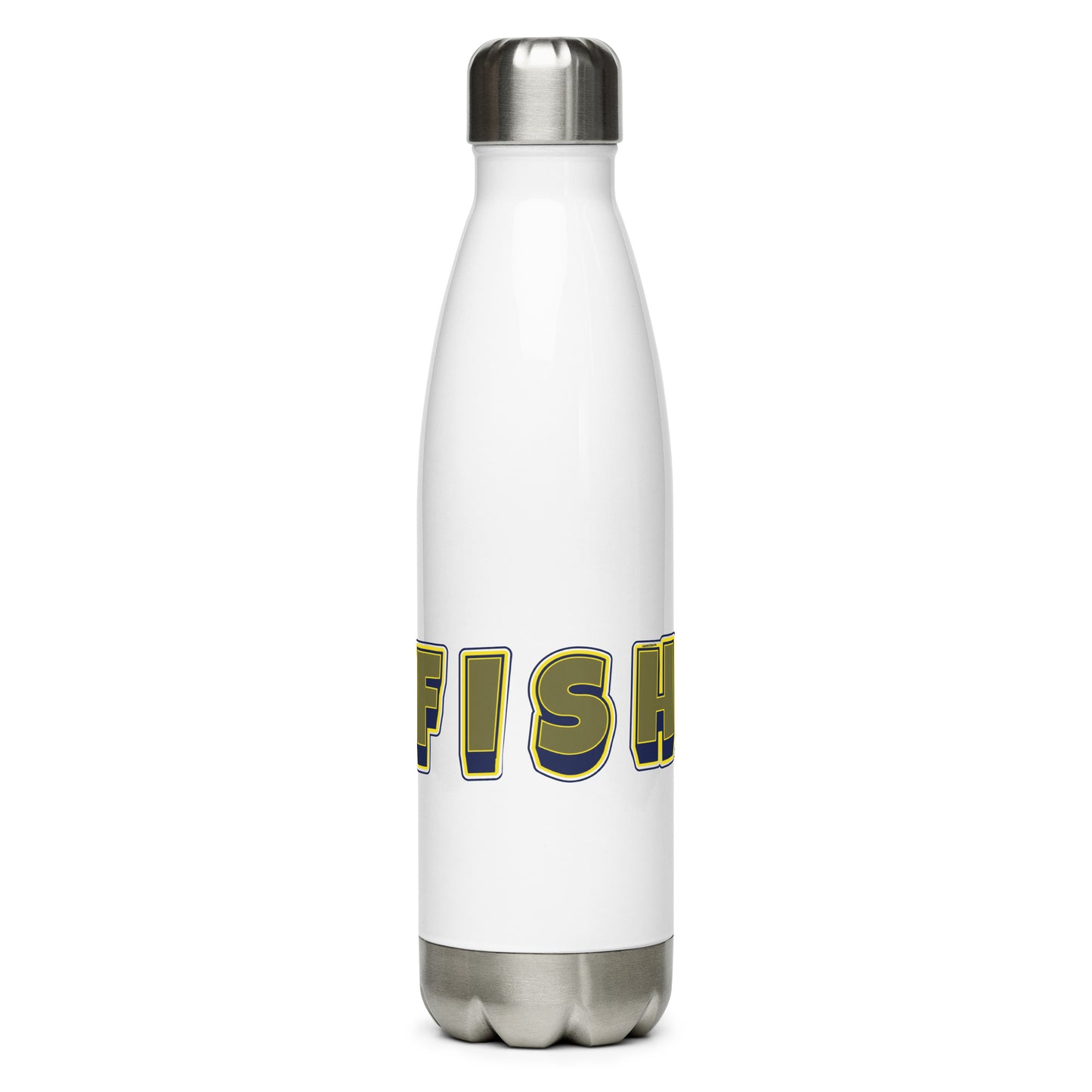 Fish Greeny Stainless steel water bottle