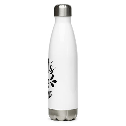 Let's Go Fishing Stainless steel Water Bottle